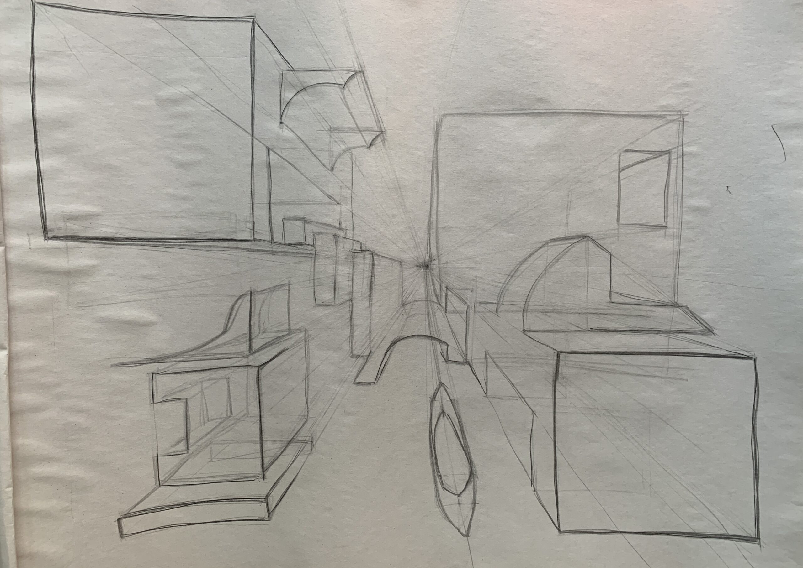 Perspective Drawing: Closing the box