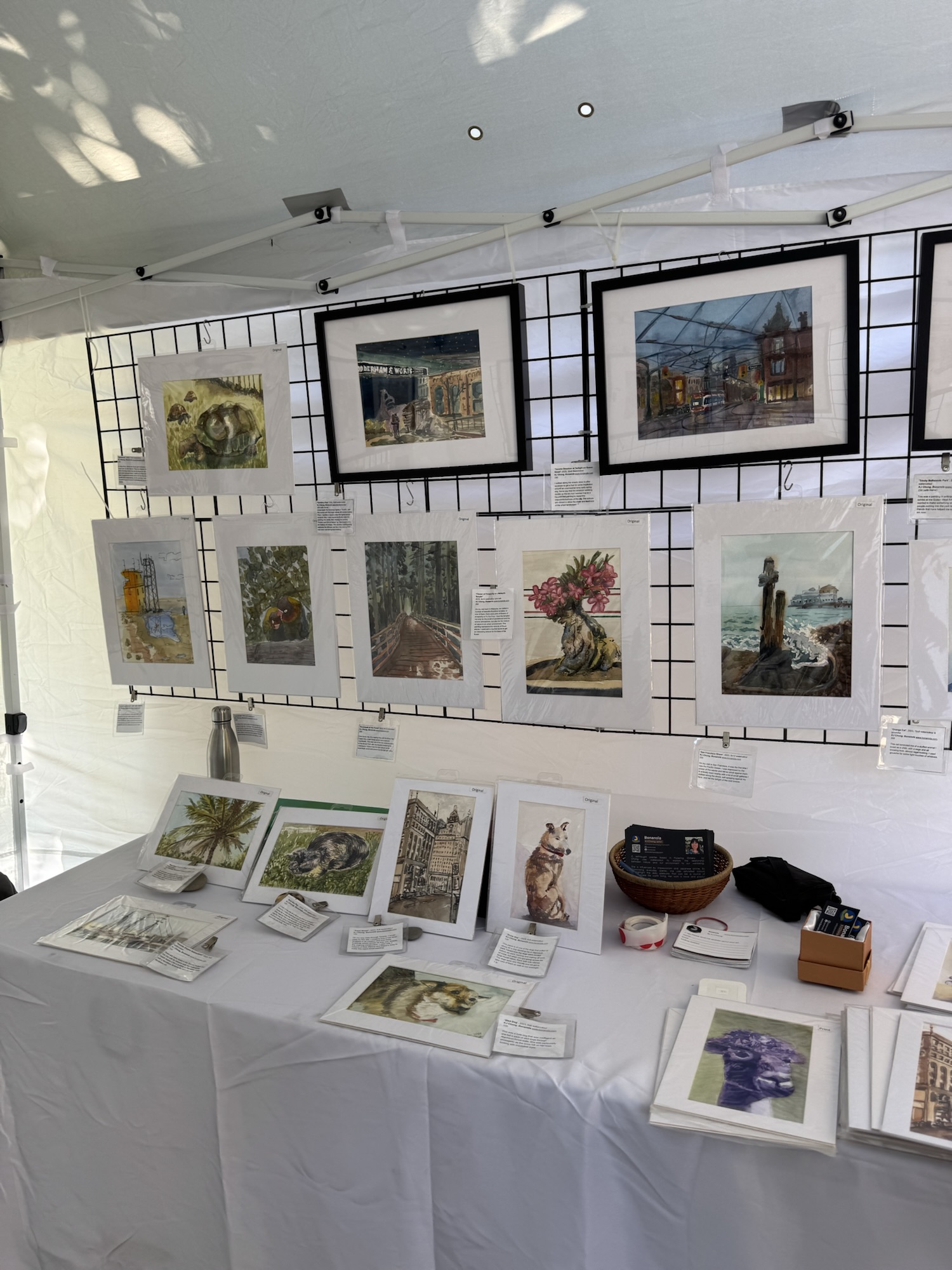 How to set up an outdoor booth